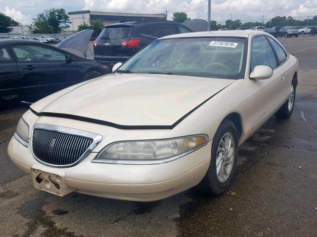 1LNLM91V6VY718592 - 1997 LINCOLN MARK VIII CREAM photo 2