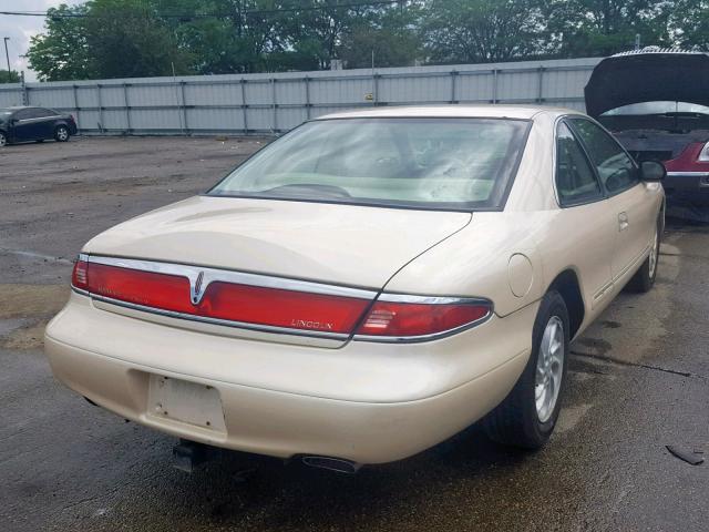 1LNLM91V6VY718592 - 1997 LINCOLN MARK VIII CREAM photo 4