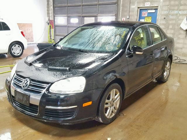 3VWSF71K77M041374 - 2007 VOLKSWAGEN JETTA 2.5 BLACK photo 2