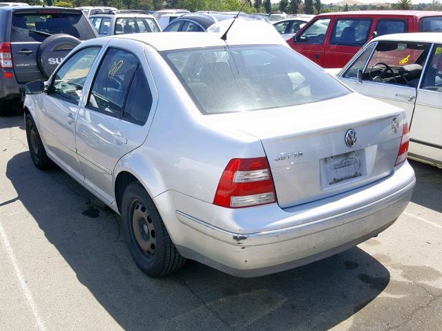 3VWRA69M65M034636 - 2005 VOLKSWAGEN JETTA GL SILVER photo 3