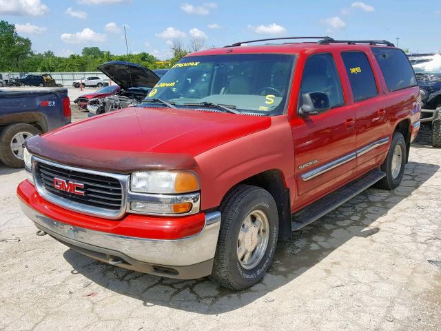 3GKFK16T81G280618 - 2001 GMC YUKON XL K RED photo 2