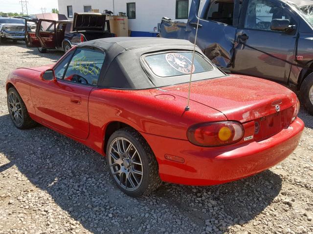 JM1NB3533X0108241 - 1999 MAZDA MX-5 MIATA RED photo 3