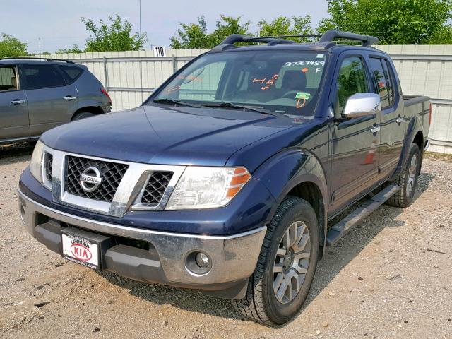 1N6AD0EV8AC438517 - 2010 NISSAN FRONTIER C BLUE photo 2