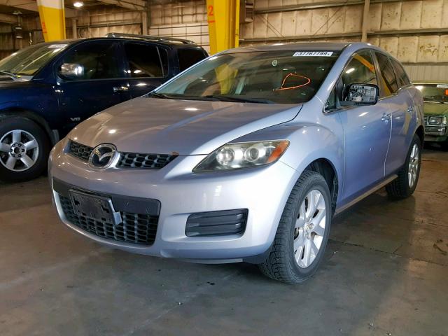 JM3ER293970125701 - 2007 MAZDA CX-7 SILVER photo 2