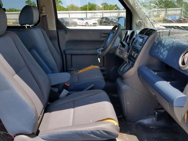 5J6YH18635L005834 - 2005 HONDA ELEMENT EX BLUE photo 5