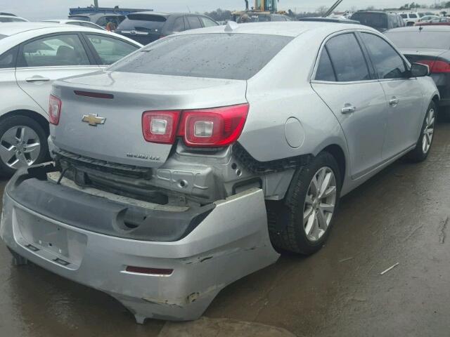 1G11H5SL4EF284537 - 2014 CHEVROLET MALIBU LTZ 银色 照片 4