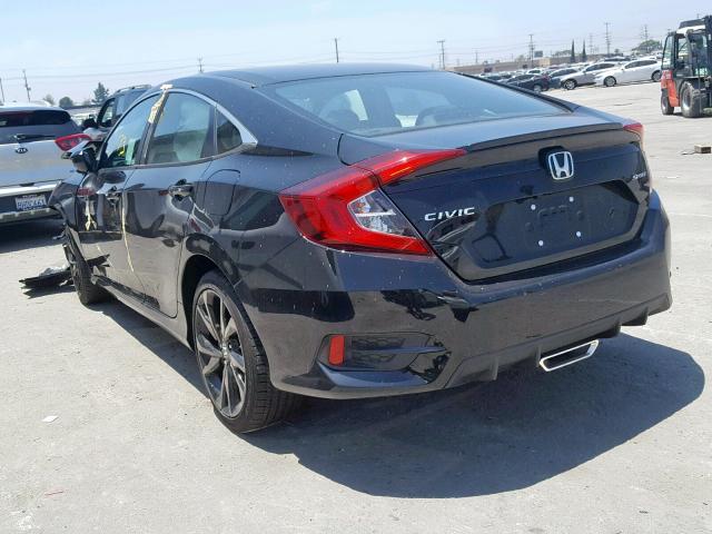 2HGFC2F82KH504818 - 2019 HONDA CIVIC SPOR BLACK photo 3