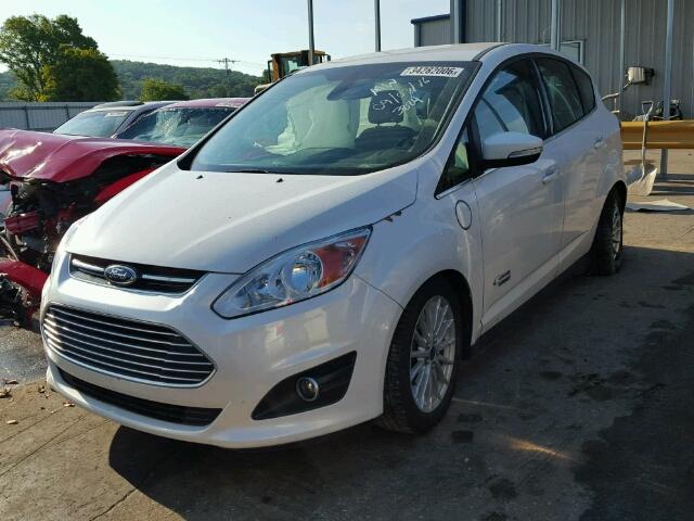 1FADP5CU7EL503884 - 2014 FORD C-MAX PREM WHITE photo 2