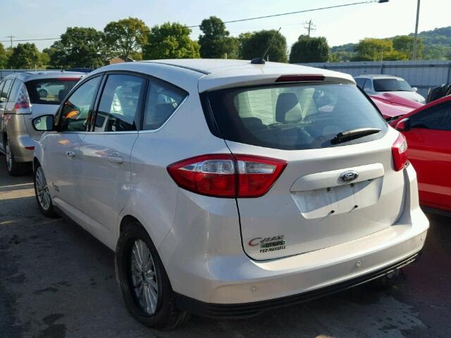 1FADP5CU7EL503884 - 2014 FORD C-MAX PREM WHITE photo 3