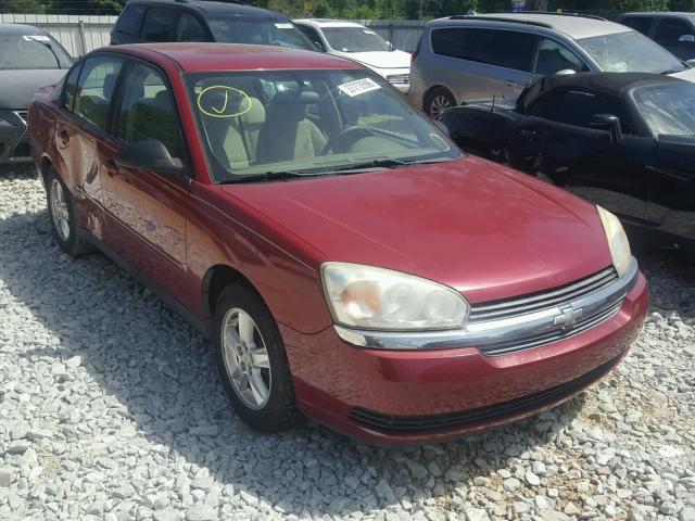 1G1ZT54895F204322 - 2005 CHEVROLET MALIBU LS RED photo 1