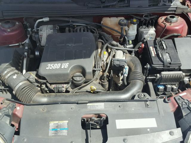 1G1ZT54895F204322 - 2005 CHEVROLET MALIBU LS RED photo 7