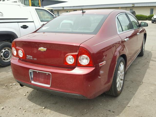 1G1ZE5E17BF248617 - 2011 CHEVROLET MALIBU LTZ BURGUNDY photo 4