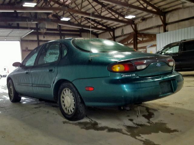 1FALP52U4VA225793 - 1997 FORD TAURUS GL GREEN photo 3