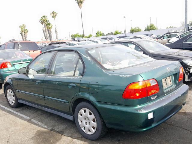 2HGEJ6614XH559449 - 1999 HONDA CIVIC BASE GREEN photo 3