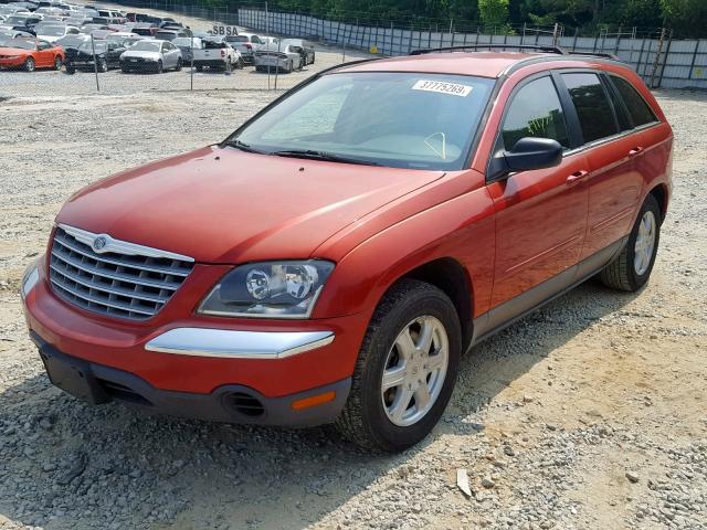 2C4GM68405R656564 - 2005 CHRYSLER PACIFICA T RED photo 2