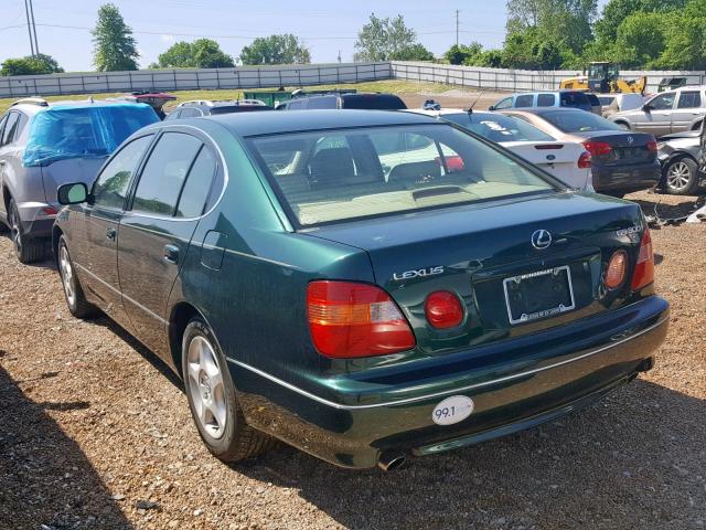 JT8BD68S2W0040478 - 1998 LEXUS GS 300 GREEN photo 3