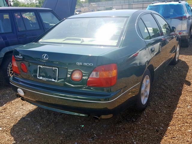 JT8BD68S2W0040478 - 1998 LEXUS GS 300 GREEN photo 4