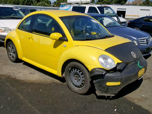 3VWCP21C02M455697 - 2002 VOLKSWAGEN NEW BEETLE Դեղին լուսանկար 1