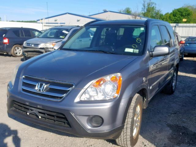 SHSRD78976U403869 - 2006 HONDA CR-V SE GRAY photo 2