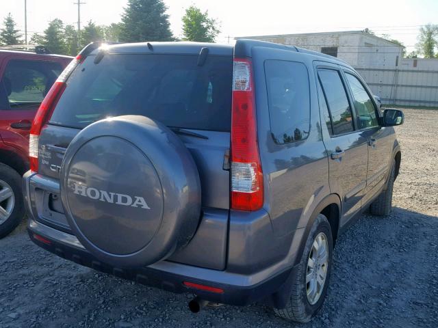 SHSRD78976U403869 - 2006 HONDA CR-V SE GRAY photo 4