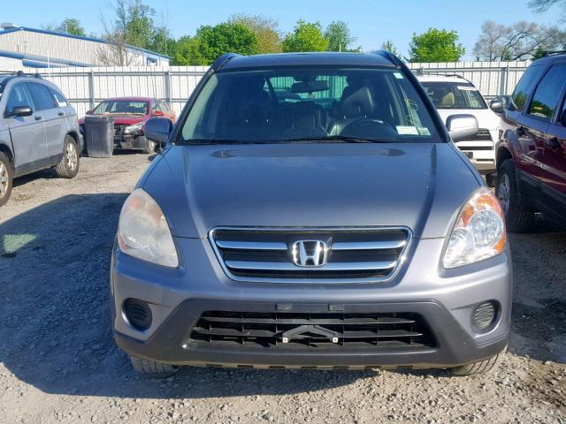 SHSRD78976U403869 - 2006 HONDA CR-V SE GRAY photo 9