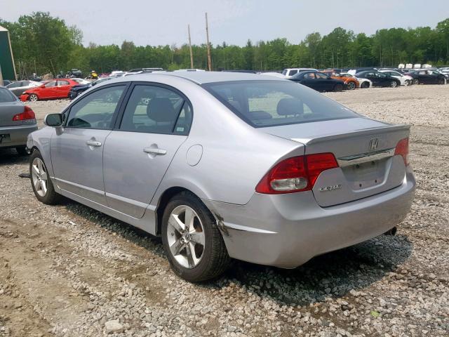 2HGFA15609H510286 - 2009 HONDA CIVIC LX-S SILVER photo 3