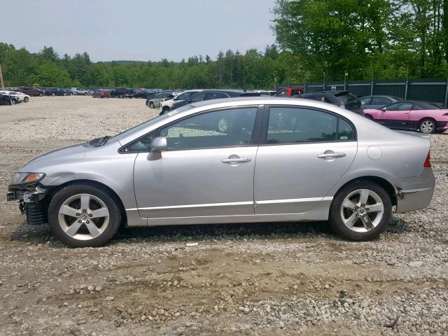 2HGFA15609H510286 - 2009 HONDA CIVIC LX-S Արծաթագույն լուսանկար 9
