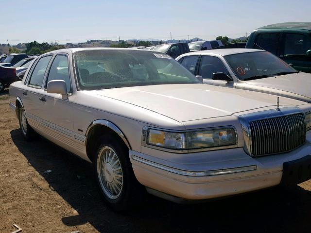 1LNLM83W4SY630474 - 1995 LINCOLN TOWN CAR C CREAM photo 1