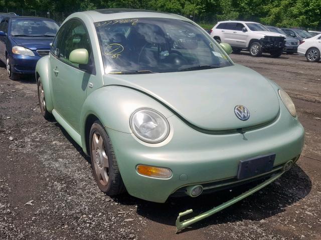 3VWCC21C2YM448738 - 2000 VOLKSWAGEN NEW BEETLE მწვანე ფოტო 1