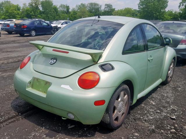 3VWCC21C2YM448738 - 2000 VOLKSWAGEN NEW BEETLE მწვანე ფოტო 4