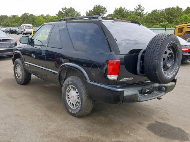 1GKCT18W8YK120278 - 2000 GMC JIMMY BLACK photo 3