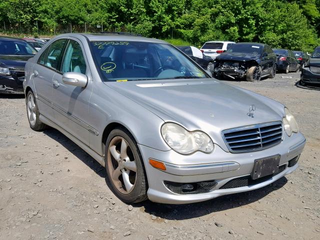 WDBRF40J95A784653 - 2005 MERCEDES-BENZ C 230K SPO SILVER photo 1