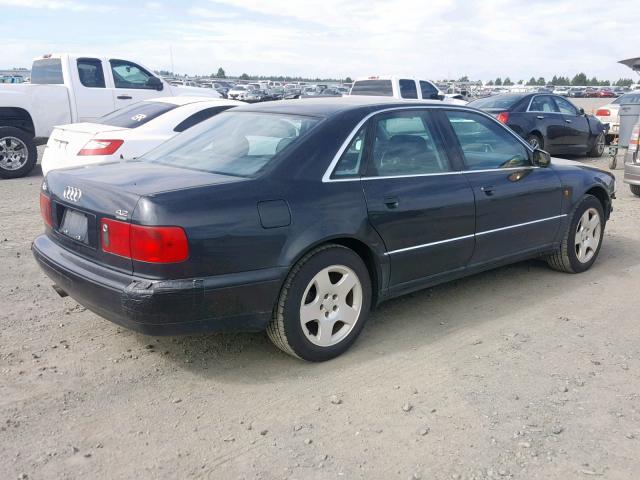 WAUBG34D5XN004221 - 1999 AUDI A8 QUATTRO BLACK photo 4