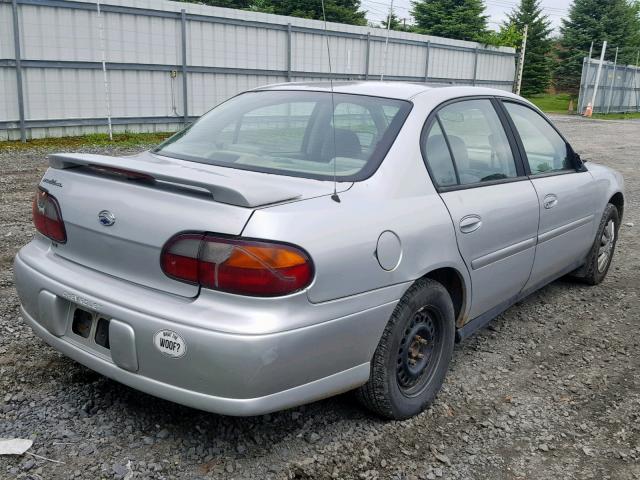 1G1ND52J616210512 - 2001 CHEVROLET MALIBU SILVER photo 4