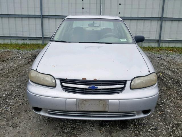 1G1ND52J616210512 - 2001 CHEVROLET MALIBU SILVER photo 9