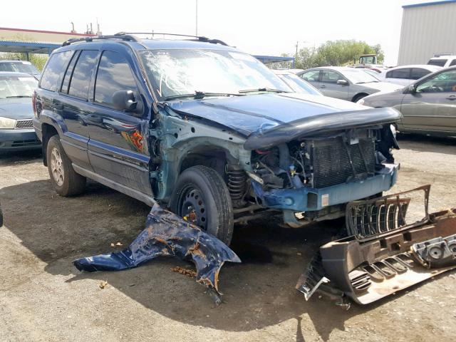 1J4GW48S41C615462 - 2001 JEEP GRAND CHER BLUE photo 1