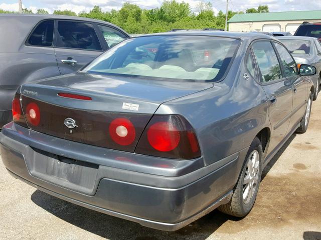 2G1WF52E159294061 - 2005 CHEVROLET IMPALA CHARCOAL photo 3