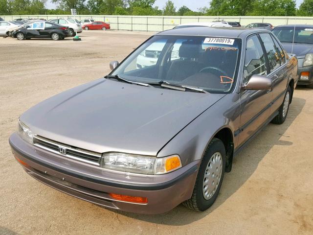 1HGCB7654PA174503 - 1993 HONDA ACCORD LX GRAY photo 2