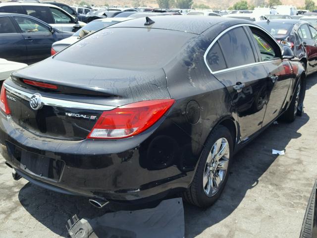 2G4GS5EV2D9122537 - 2013 BUICK REGAL PREM BLACK photo 4