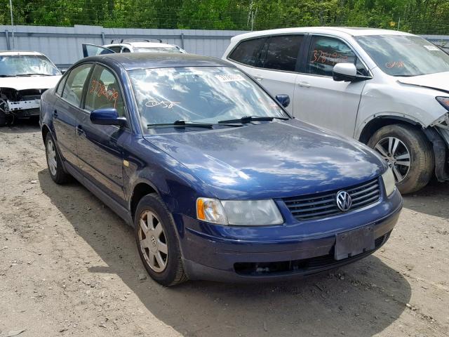 WVWMA23B7YP218799 - 2000 VOLKSWAGEN PASSAT GLS BLUE photo 1