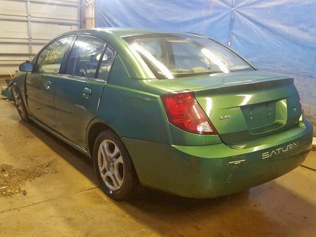 1G8AL52F64Z163497 - 2004 SATURN ION LEVEL GREEN photo 3