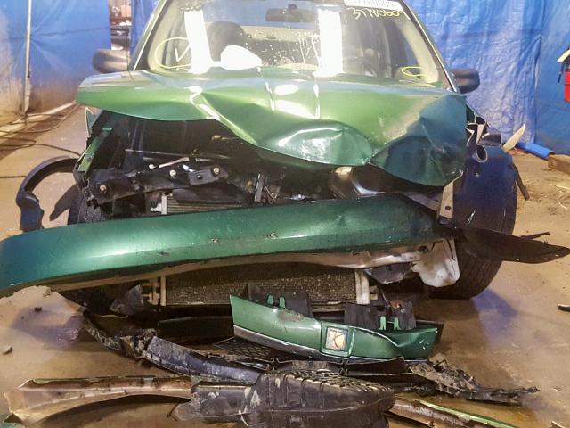 1G8AL52F64Z163497 - 2004 SATURN ION LEVEL GREEN photo 9