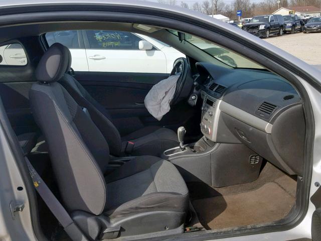 1G1AL15F267600459 - 2006 CHEVROLET COBALT LT SILVER photo 5