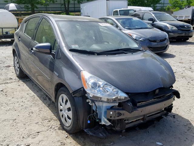 JTDKDTB37C1517042 - 2012 TOYOTA PRIUS C GRAY photo 1