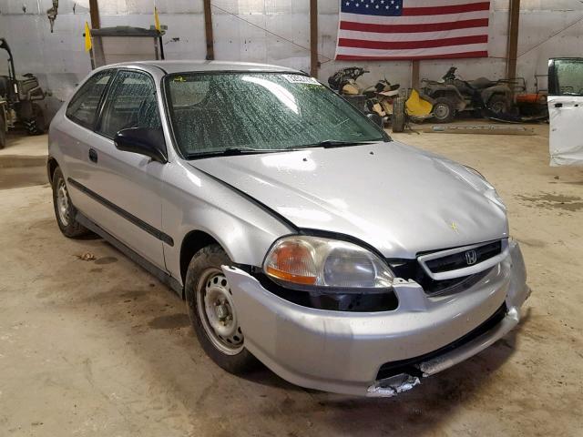 2HGEJ6321WH114923 - 1998 HONDA CIVIC CX SILVER photo 1