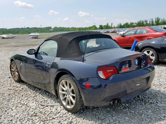 4USBU33596LW58083 - 2006 BMW Z4 3.0 BLACK photo 3