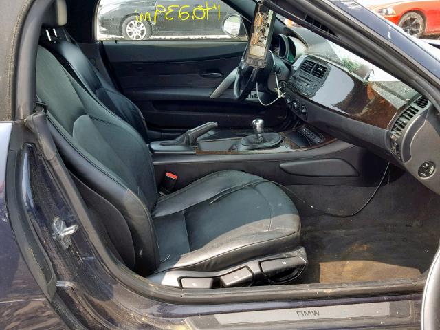 4USBU33596LW58083 - 2006 BMW Z4 3.0 BLACK photo 5