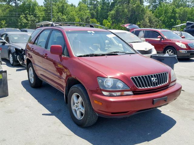 JT6HF10U0X0040008 - 1999 LEXUS RX 300 MAROON photo 1