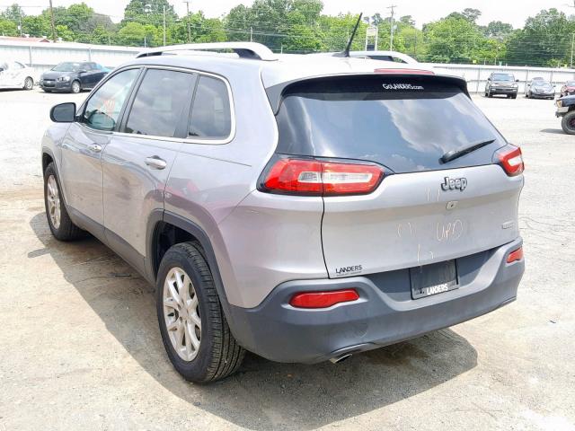 1C4PJLCB0FW782915 - 2015 JEEP CHEROKEE L SILVER photo 3