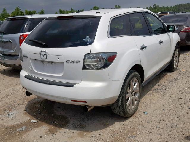 JM3ER29L170135459 - 2007 MAZDA CX-7 WHITE photo 4